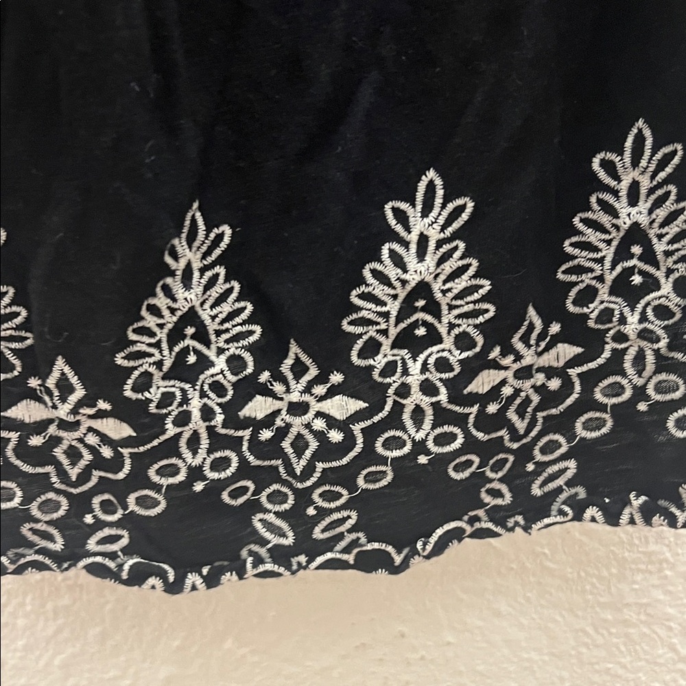 Torrid Black Cotton-Blend Top - Picture 3 of 3